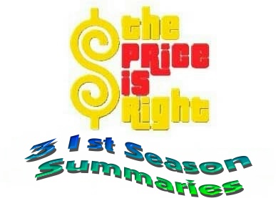 Price is Right 31st Season Summaries