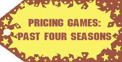 Pricing Games Frequency & Records Over Past Four Seasons