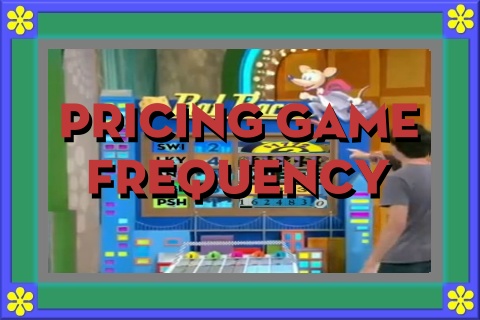 Pricing Game Frequency
